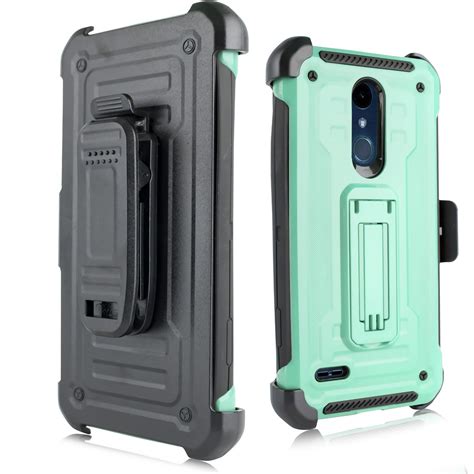 For 5 3 Lg K10 2018 K10 Plus K10a K30 Case Belt Clip Holster Phone Case 2 Kick Stand Hybrid