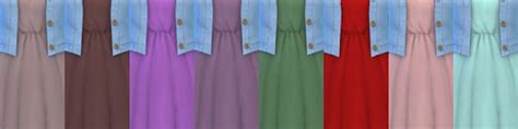 Annetts Sims 4 Welt Loundry Day Stuff Dress Recolors
