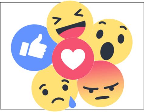 Facebook Reactions Png Transparent