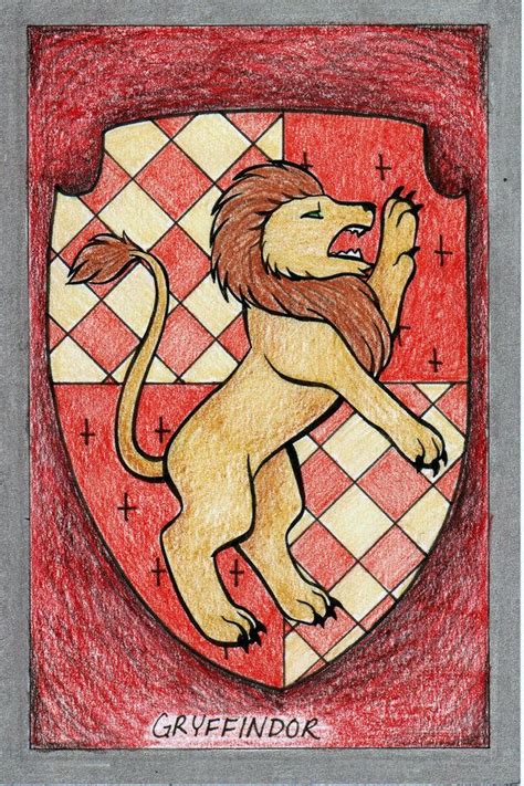 Gryffindor Crest Harry Potter Art Drawings Harry Potter Drawings