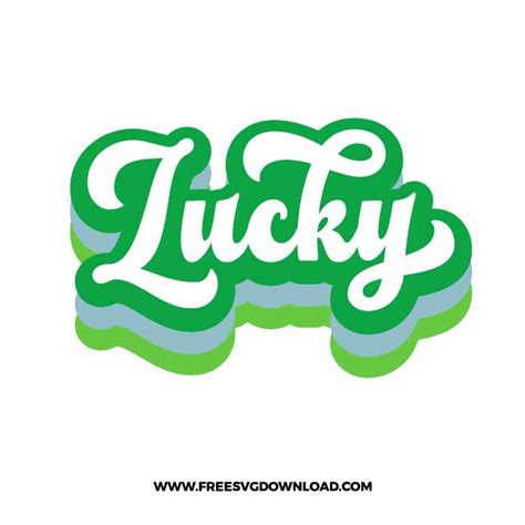 Retro Lucky Svg And Png Free St Patrciks Cut Files 2 Free Svg Download