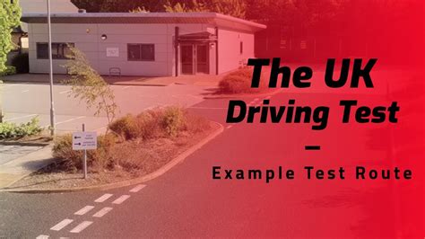 The Uk Driving Test Example Test Route Youtube
