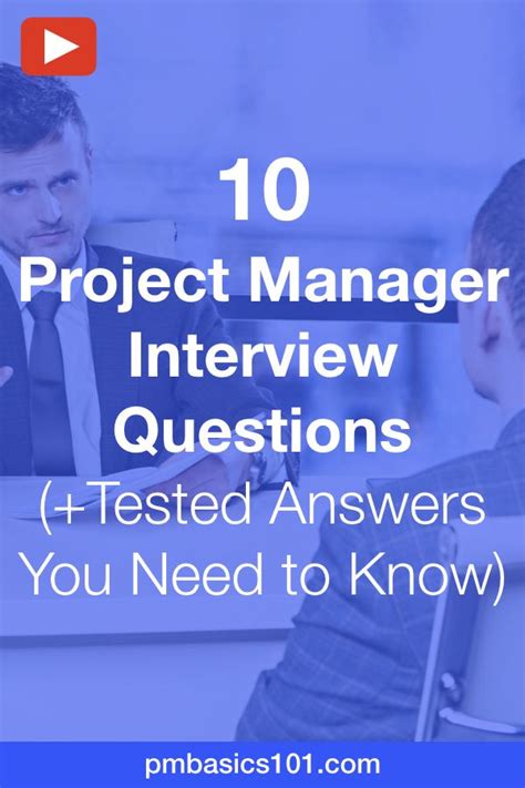 Job Interview Project Manager Questions And Answers Lola Kelley