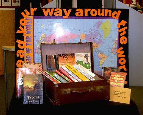 Library Displays Read Your Way Around The World Library Book