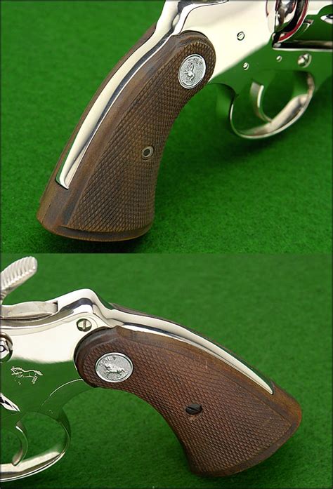 Colt Diamondback 4 Inch Barrel Nickel 38 Spl Revolver Made 1977 For