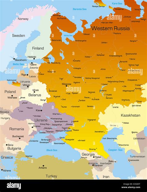 Western Russia Map Zip Code Map
