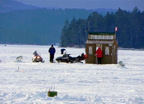 While lake winnipesaukee is an actual lake in new hampshire, the movie was actually filmed on smith mountain lake in virginia. ActionshotsNH: NH Ice Fishing Derby - Lake Winnipesaukee 2011