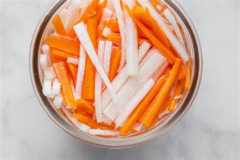 Pickled Carrot And Daikon Radish Recipe