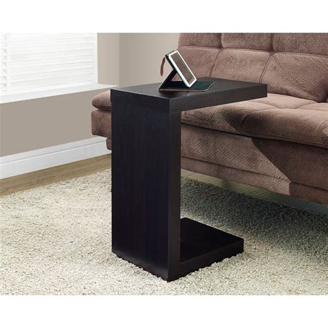 monarch specialties cappuccino hollow core accent table the home depot canada