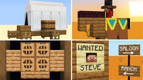 11 Wild West Build Hacks And Decorations In Minecraft Java And Bedrock