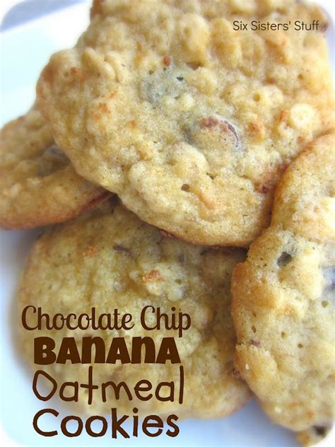 Stir in oats and chocolate chips. Chocolate Chip Banana Oatmeal Cookies Recipe | We Know How ...
