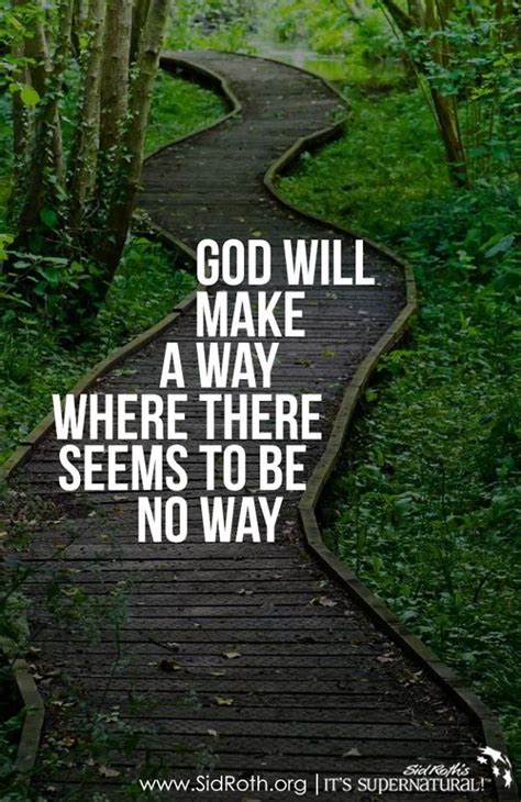God Will Make A Way Quotes About God Spiritual Quotes Bible Verses