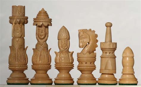 Spanish Carved Set Wooden Chess Pieces Wooden Chess Wooden Chess Set