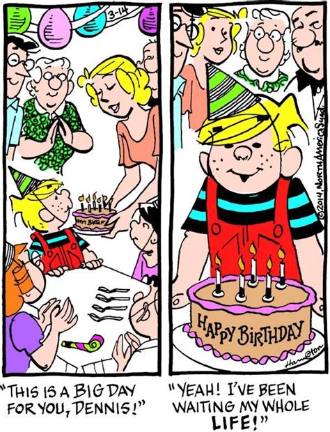Dennis The Menace Birthday Cartoon