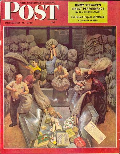 The Saturday Evening Post Magazine 1945 12 08 Cover Ar Flickr