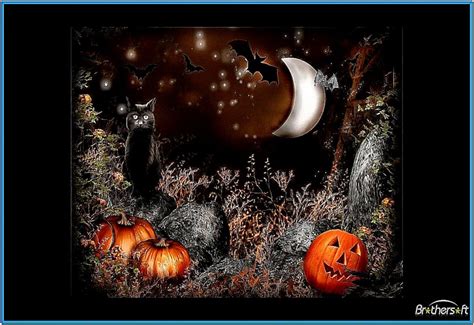 Animated Halloween Screensavers With Sound Best Free Hd Wallpaper