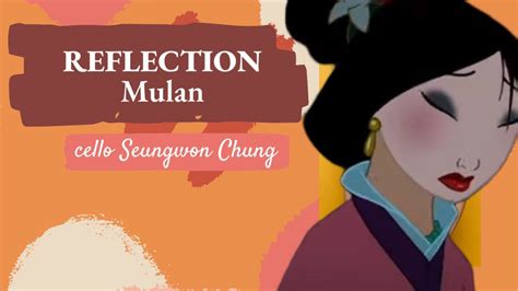 Mulan Ost Reflection Cello Youtube