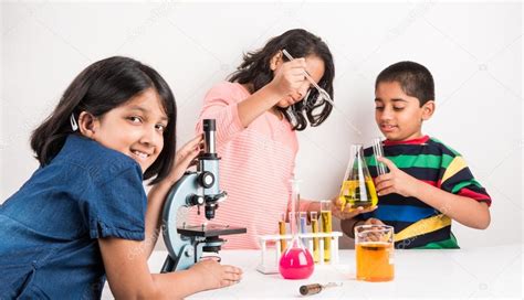 3 Indian Kids Doing Science Experiment Science Education