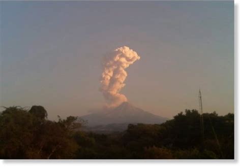 Another Eruption At Colima Volcano In Mexico Earth Changes