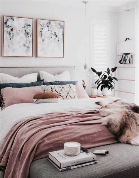 Cozy Pink Romantic Bedroom Ideas Homemydesign