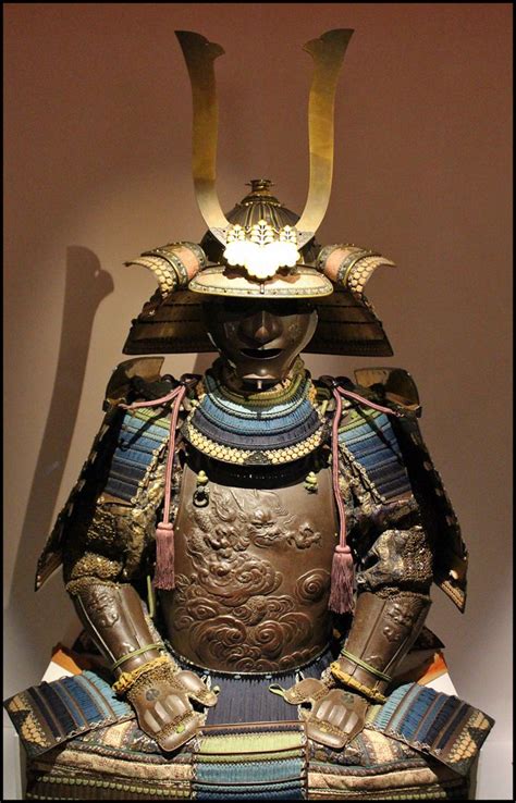 Sculpture Samouraï Japonais Samurai Armure Statue Vintage Bureau Soldat