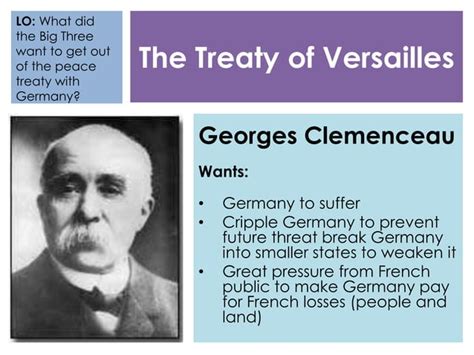 The Treaty Of Versailles