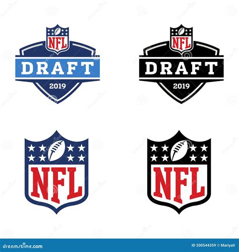 Astana Kazakhstan October Nfl Draft Icon Nfl Draft Logo Vector Nfl Draft Symbol