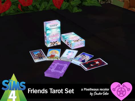 Talias Witchy Sims 4 Cc — Friends Tarot Set Sims 4 Base Game