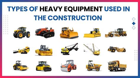 A Comprehensive List Of Types Of Heavy Equipment Used In Construction