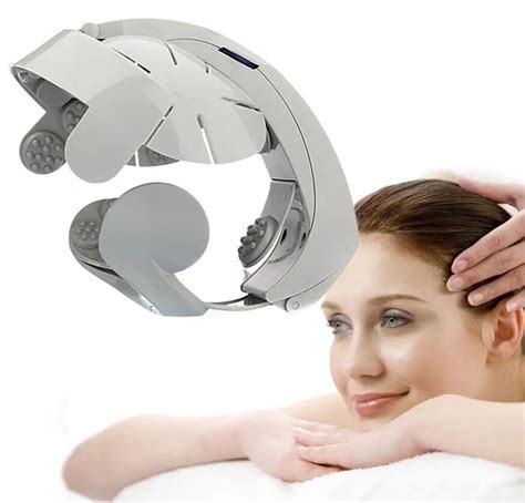 electric head massage device multifunctional vibration massage machine acupuncture points scalp