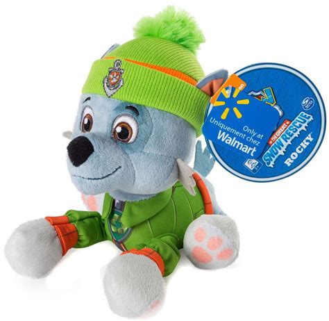 Paw Patrol The Great Snow Rescue Rocky Exclusive 8 Plush Spin Master