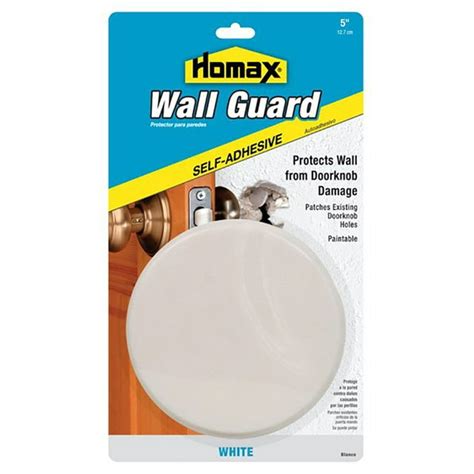 Homax Wall Guard Wall Patch Hardware Bumper White 5 Inches Diameter