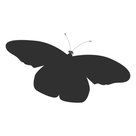 Simple Butterfly Flying Silhouette Transparent Png And Svg Vector File