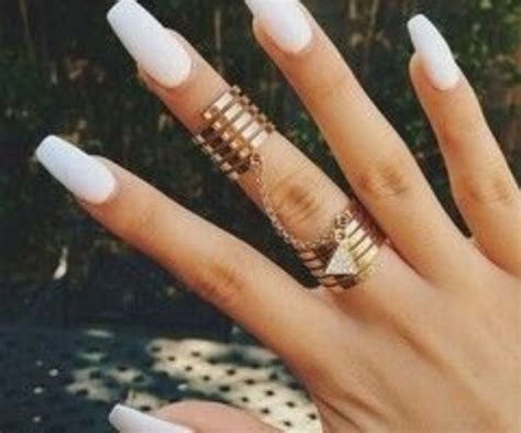 Pinterest • The world's catalog of ideas | White nail designs, Acrylic