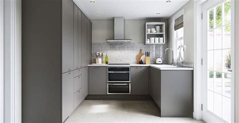 The design doesn't allow for through traffic that might disrupt the work zones. U Shaped Kitchens - Caesarstone
