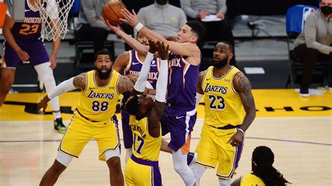 Devin Booker Ejected Phoenix Suns Still Top Los Angeles Lakers