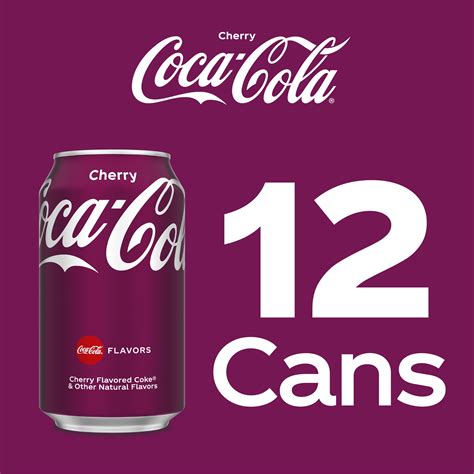 Buy Coca Cola Cherry Soda Soft Drink 12 Fl Oz 12 Pack Online At