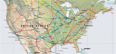 United States Pipelines Map Crude Oil Petroleum Pipelines Texas