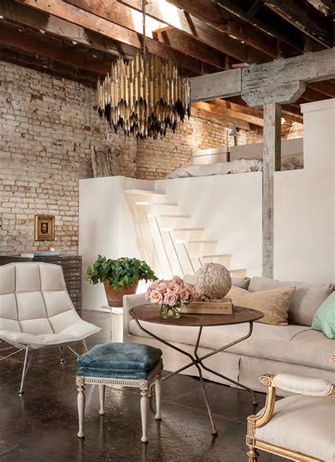 Concrete Exposed Brick Beams Aaron Rambo With Images Interior