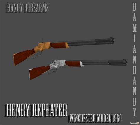 Henry Repeater Winchester Model 1860 Update By Damianhandy On Deviantart