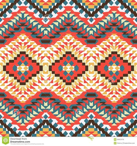 Colorful Patterns | Royalty Free Stock Image: Seamless colorful aztec pattern | Colorful aztec ...