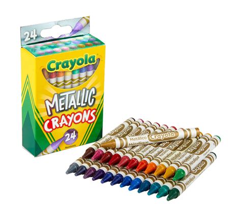 Crayola Metallic Crayons 24 Count Crayola