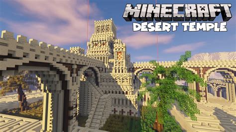 Minecraft Timelapse Desert Temple Youtube