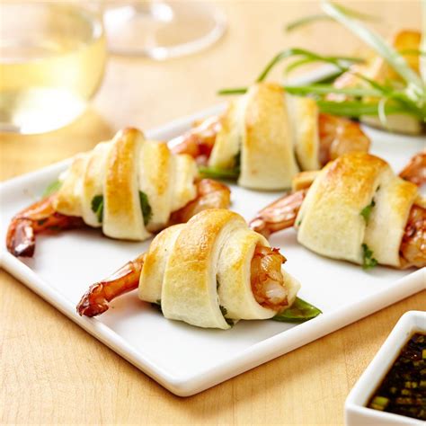 Serve the shrimp as finger food with crusty bread or a gentile spoon and fork with sliced brown bread and butter. Wrapped Shrimp Appetizer | Wewalka