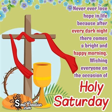 Holy Saturday Messages Quotes Images