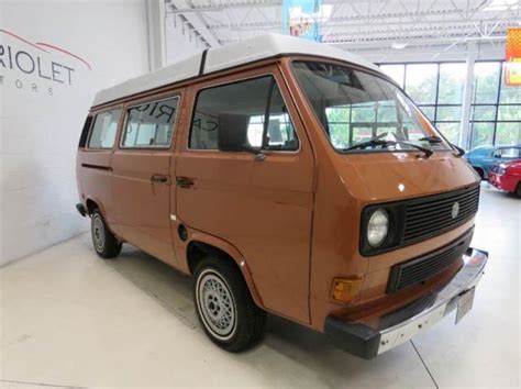 1982 Volkswagen Vanagon Diesel Camper 3dr Mini Van 115484 Miles Brown