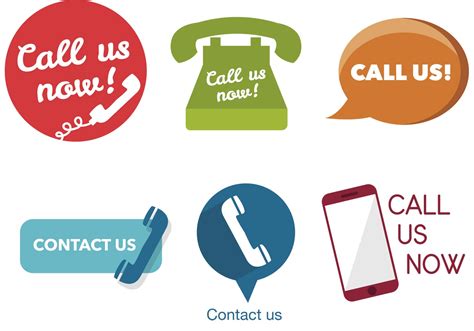 Various Call Us Now Icons 90816 Vector Art At Vecteezy