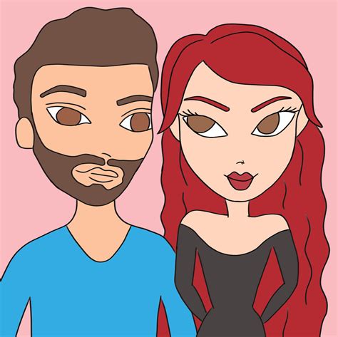 Cute Cartoon Paintings For Boyfriend Girlfriend Created Comics And