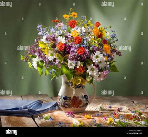 Bouquet Of Flowers Stock Photo Alamy