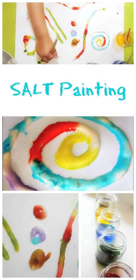 Salt Painting Emma Owl Kunstunterricht Painting Experiment